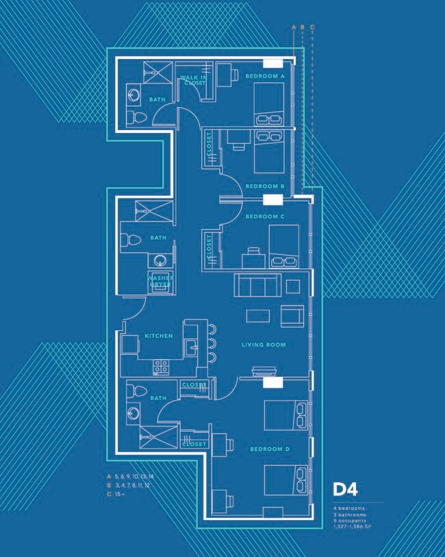 D4 floor plan