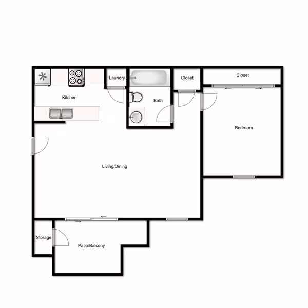 1X1-625 425-25 floor plan