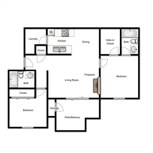 2X2L-950 305-23 floor plan