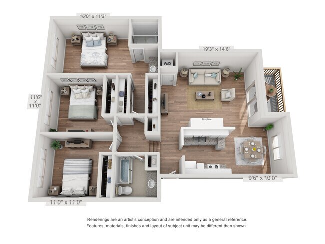 C floor plan