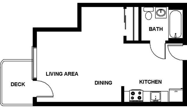 Studio 323 floor plan