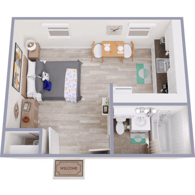 Studio 229 floor plan
