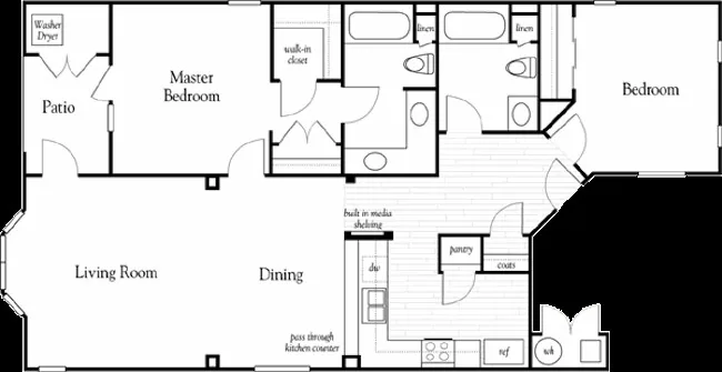 Chartres 133 floor plan