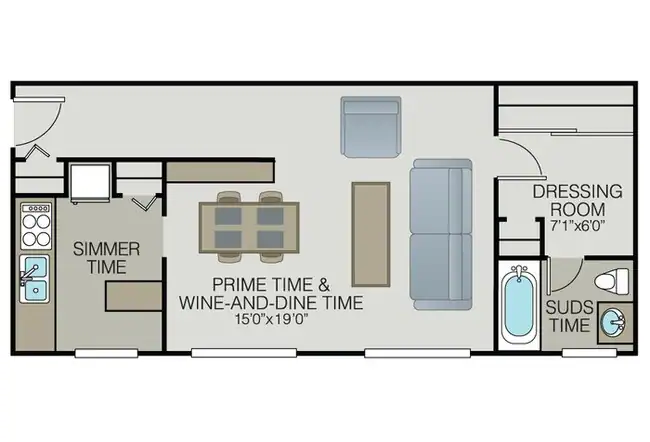 Studio 045236C 045236C floor plan