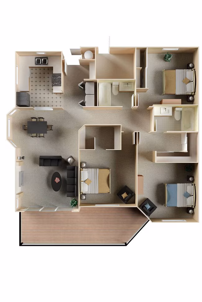 C1 865 865 floor plan