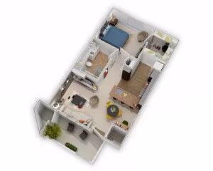 Unit 04109 04109 floor plan