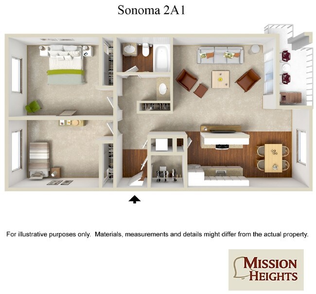 Sonoma 101 floor plan
