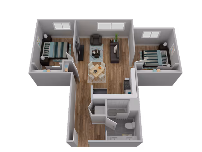 A-2x1 515 floor plan