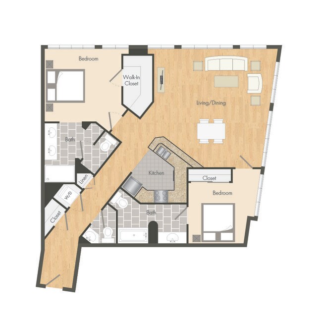 B2 303 floor plan