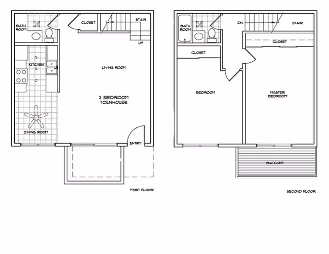 Townhouse floor plan
