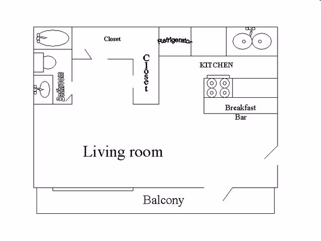 Studio floor plan