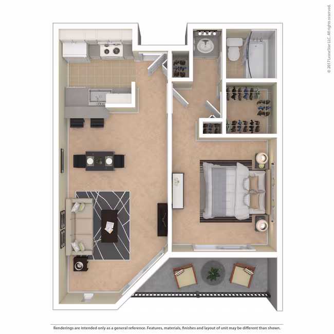 1x1A 317 floor plan