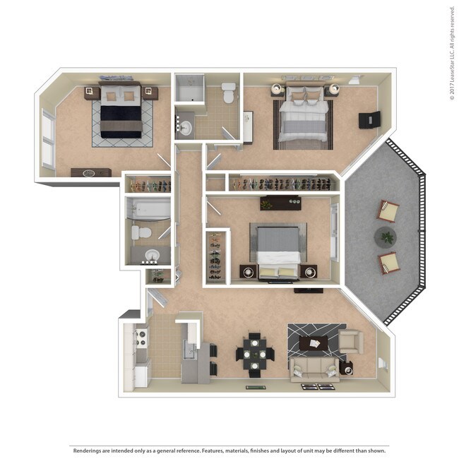 3x2 173 floor plan