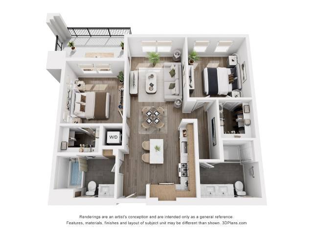 2B 215 floor plan