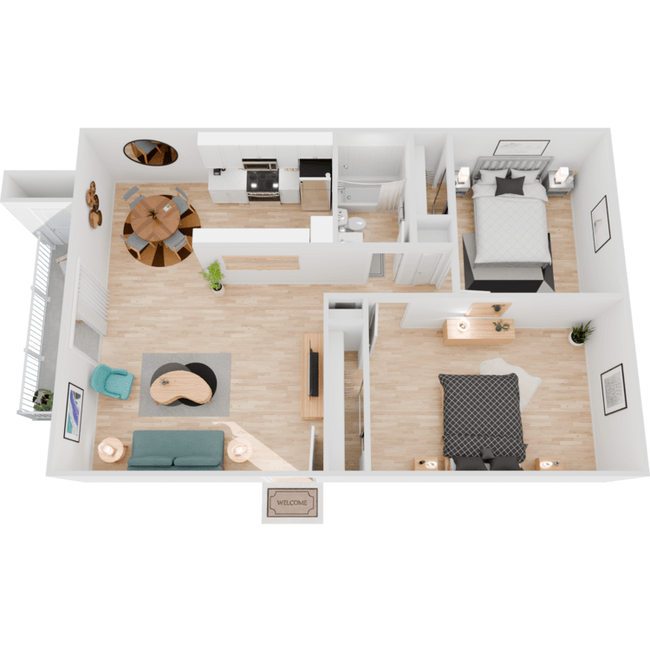 The Sunset 27 floor plan