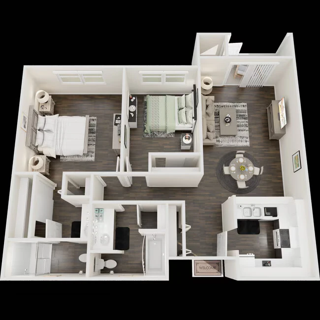 Floor Plan B 112 floor plan
