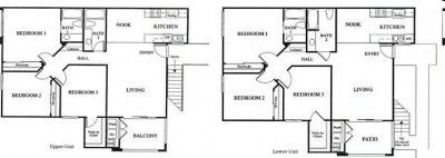 3x2 floor plan