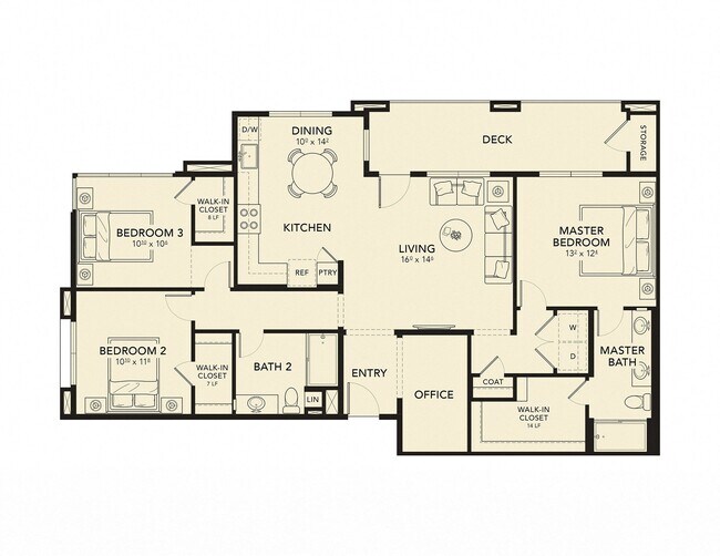 UNIT C2 14-201 floor plan