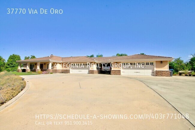 37770 Vía De Oro Temecula, CA 92592