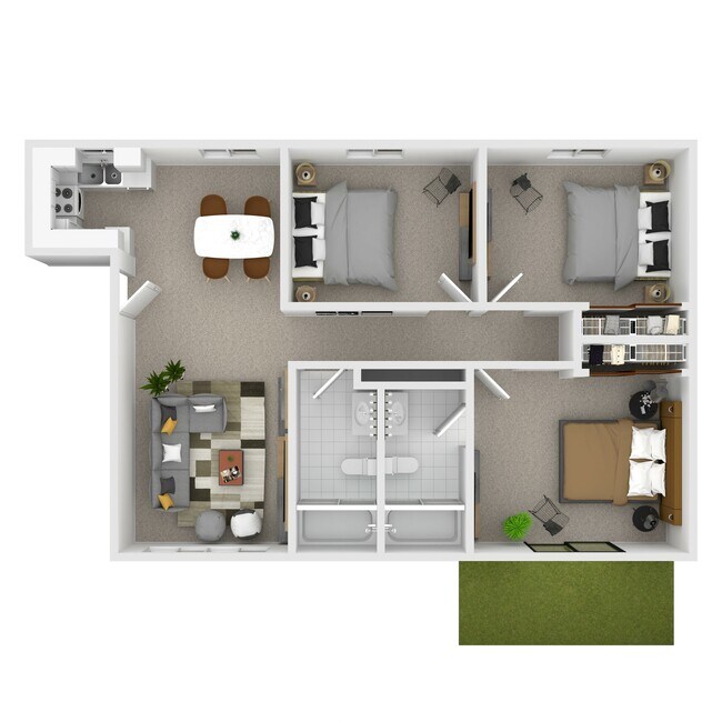 3X2 K-4 floor plan