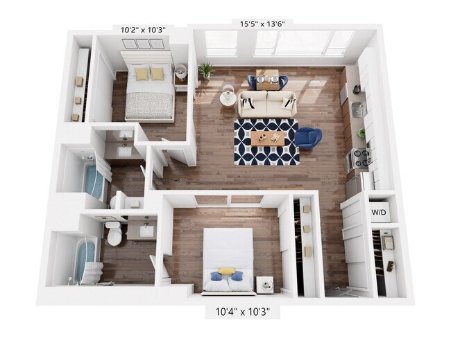 B7 734 floor plan