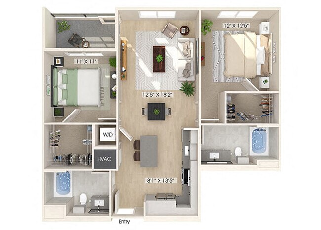 B2 2166 floor plan