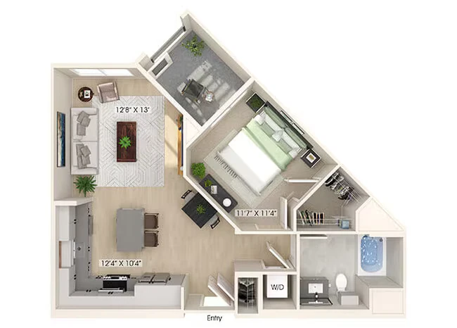A4 1173 floor plan