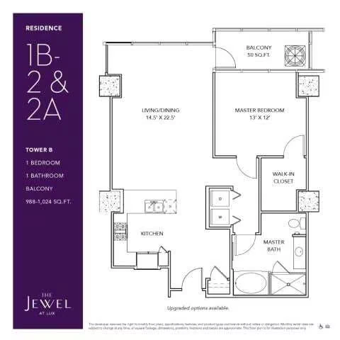 1B-2 & 2A floor plan