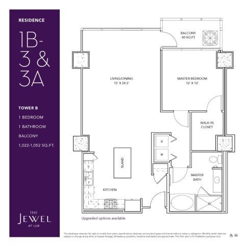 1B-3 & 3A floor plan