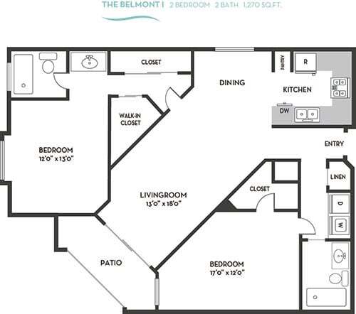 Belmont I floor plan