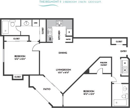 Belmont II floor plan