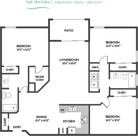 Ventura I floor plan