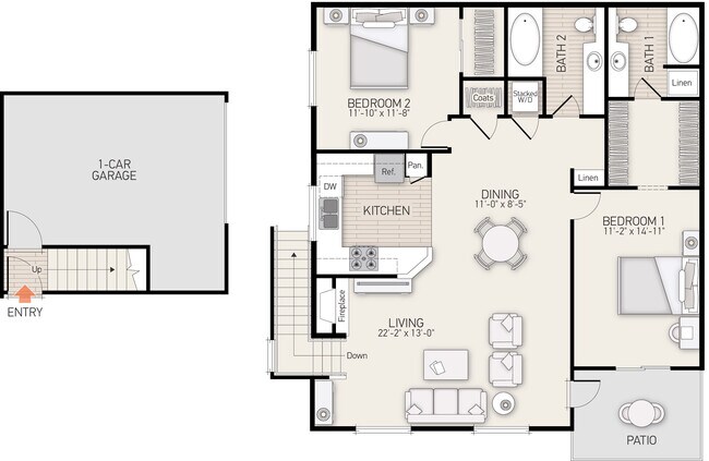 Plan 3 204 floor plan