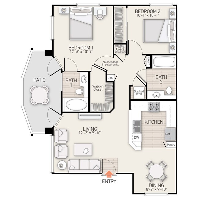 Plan 2 303 floor plan