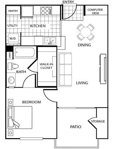 San Miguel 161 floor plan