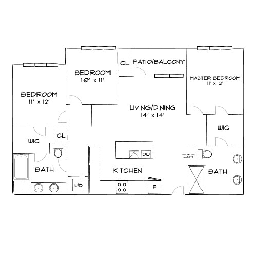 Design 3A20 4-323 floor plan