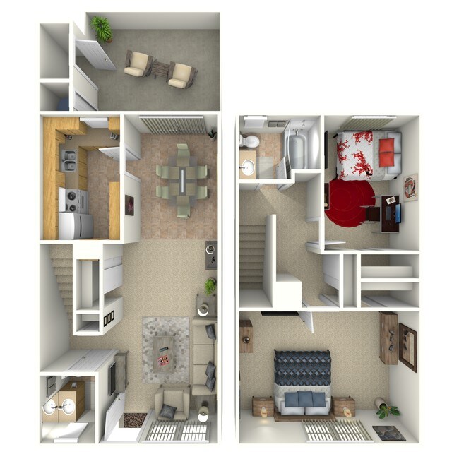 2 Bedroom 351G floor plan