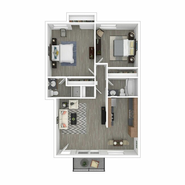 2+2 4-114 floor plan