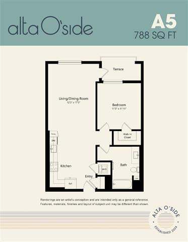 A5 105 floor plan