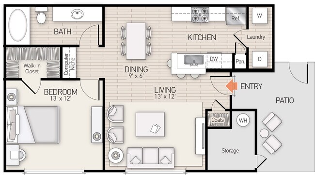 Plan A 310 floor plan