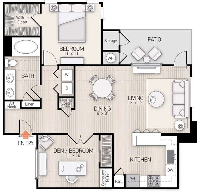 Plan C 205 floor plan
