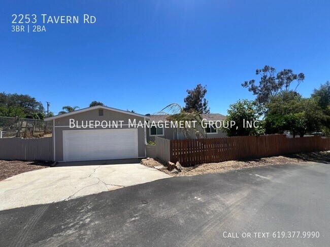 2253 Tavern Rd Alpine, CA 91901