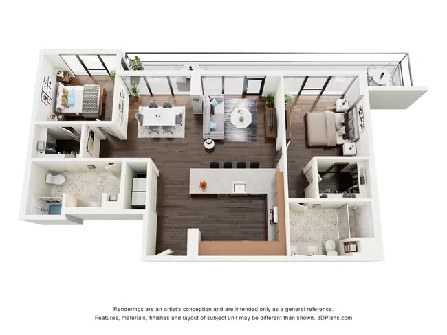 B3PH 3608 floor plan