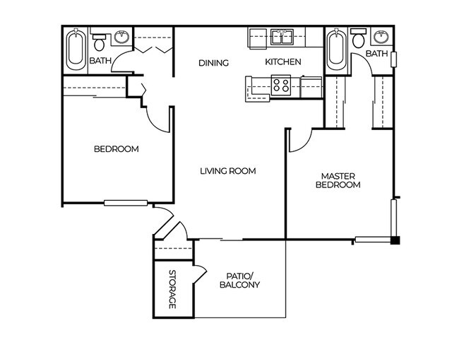 2x2 060 floor plan