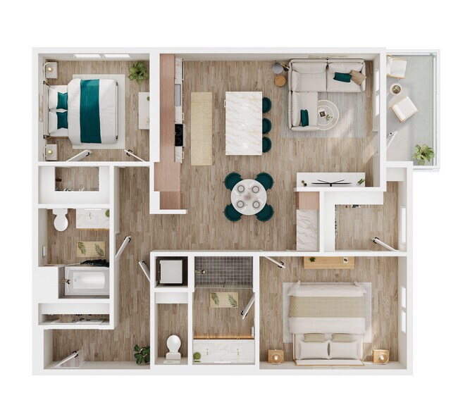 B2.1-B2.3 A502 floor plan