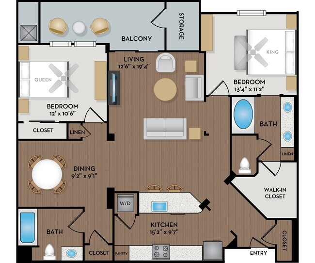 Tramonto 324 floor plan