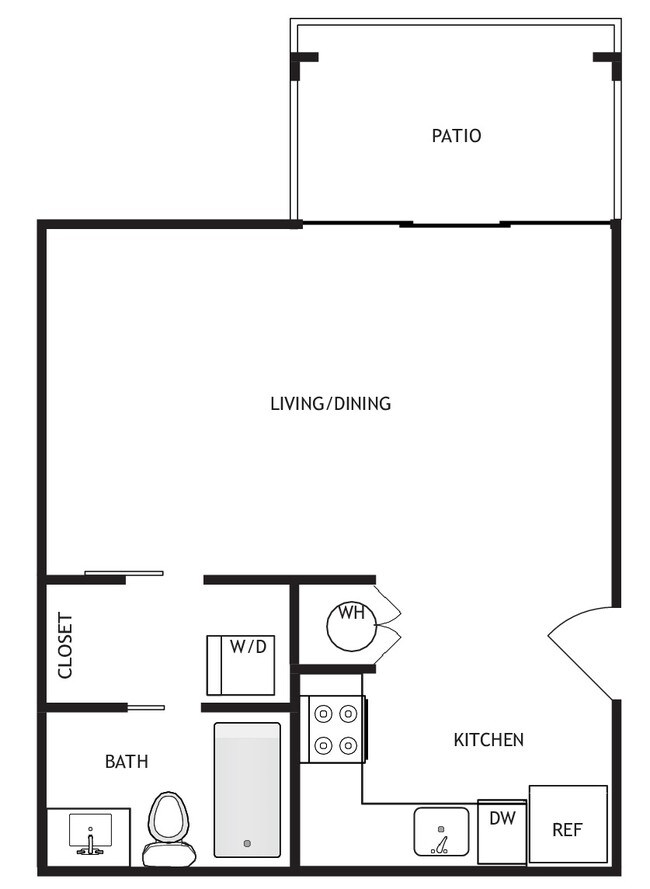 Studio floor plan