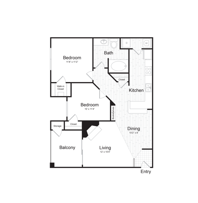 Renovated B1 0925 floor plan