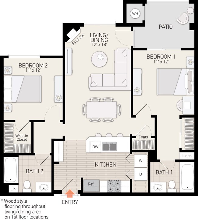 Plan N 1432 floor plan