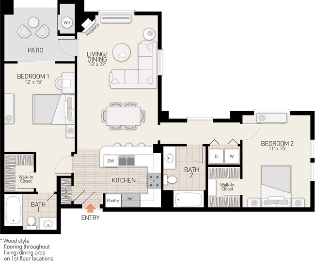 Plan U 1313 floor plan
